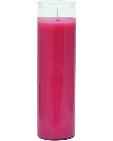 Plain Pink Candle (Crusader) - 1 Color 7 Day
