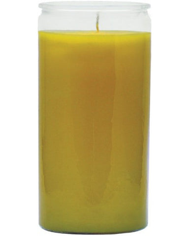 Plain Yellow Candle - 1 Color 14 Day