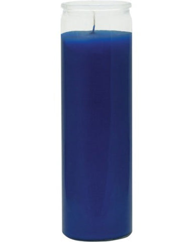 Plain Blue Candle - 1 Color 7 Day