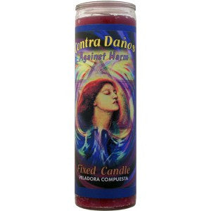 Against Harm Purple Candle - Velas Misticas