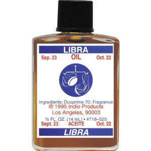 Indio Libra Zodiac Oil - 0.5oz