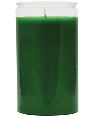 Plain Green Candle - 1 Color 2 Day