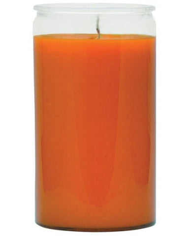 Plain Orange Candle - 1 Color 2 Day