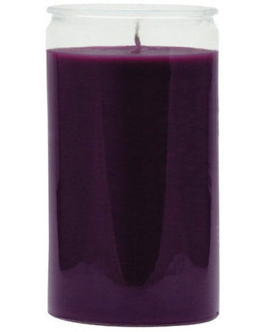 Plain Purple Candle - 1 Color 2 Day