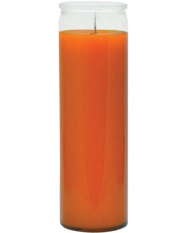 Plain Orange Candle (Crusader) - 1 Color 7 Day