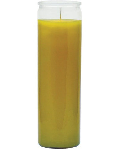 Plain Yellow Candle - 1 Color 7 Day