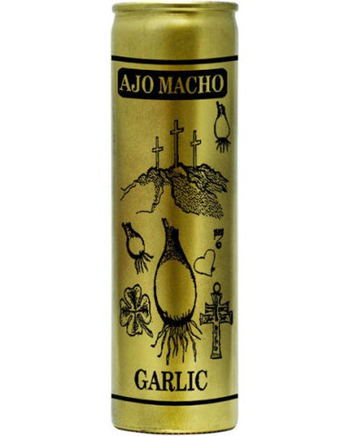 Garlic Gold Candle - Painted Silkscreen 7 Day