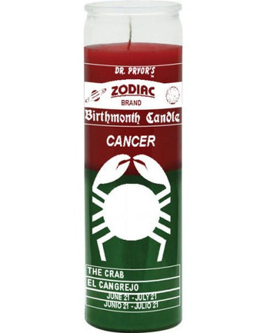 Cancer Red/Green Candle