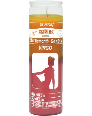 Virgo Gold/Pink Candle