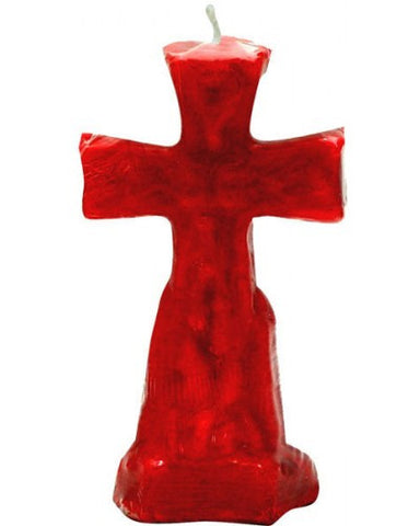 Cross Red Candle - Image