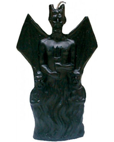 Devil With Wings Black Candle - Image