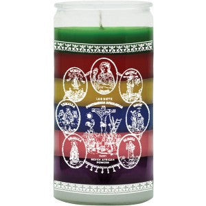 7 African Power Candle - 7 Colors 14 Day