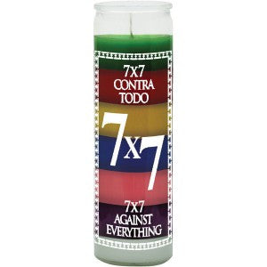7 X 7 Against Everything Candle