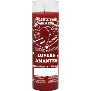 Adam & Eve Red Candle