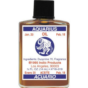 Indio Aquarius Zodiac Oil - 0.5oz