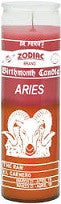 Aries Pink/Gold Candle