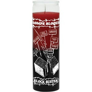Block Buster Candle Red/Black Candle