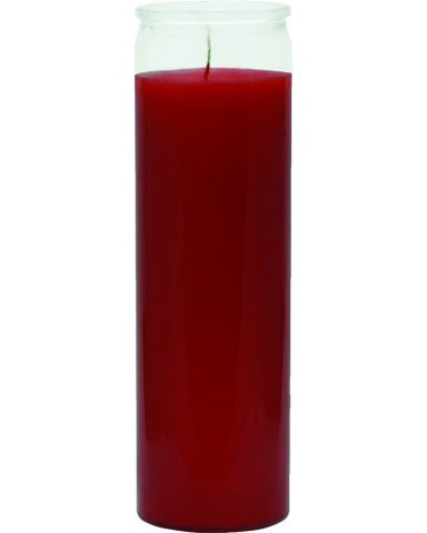 Plain Red Candle - 1 Color 7 Day