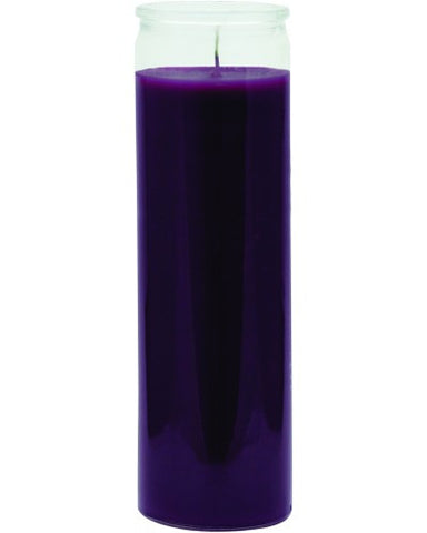 Plain Purple Candle (Crusader) - 1 Color 7 Day
