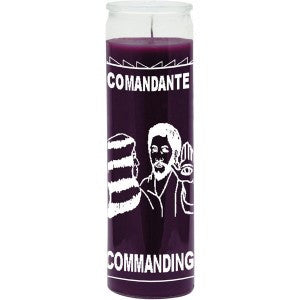 Commanding Purple Candle
