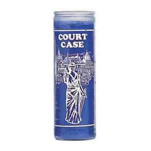 Court Case Blue Candle (Crusader)