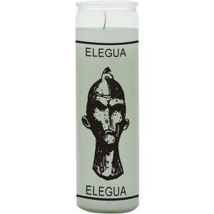 Elegua White Candle