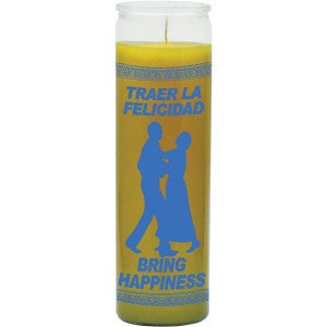 Bring Happiness Yellow Candle