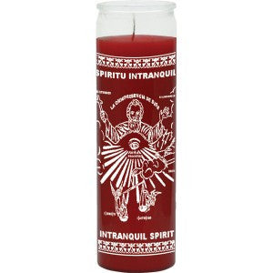 Intranquil Spirit Red Candle