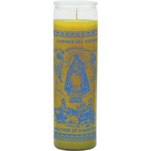 Our Lady Of Charity Yellow Candle