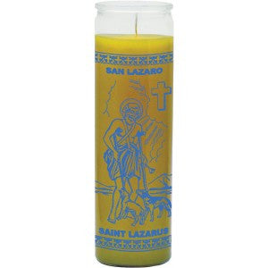 St Lazarus Yellow Candle