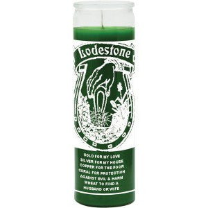 Lodestone Green Candle
