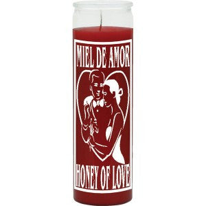 Honey of Love Red Candle