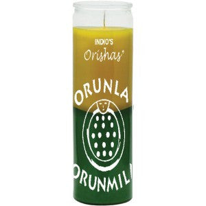 Orunla - Yellow / Green Candle