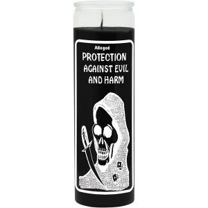 Protection From Evil Black Candle