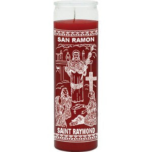 St Raymond Red Candle
