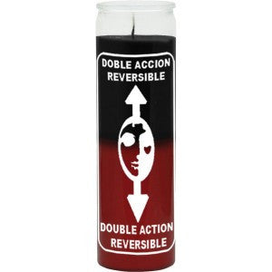 Reversible- Black/Red Candle