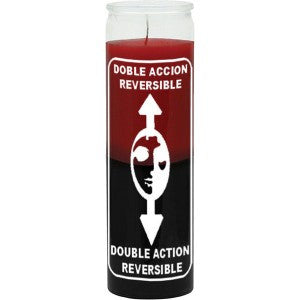 Reversible Red/Black Candle