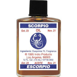 Indio Scorpio Zodiac Oil - 0.5oz