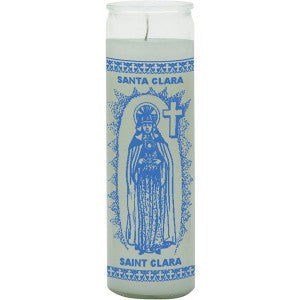 St Clara White Candle