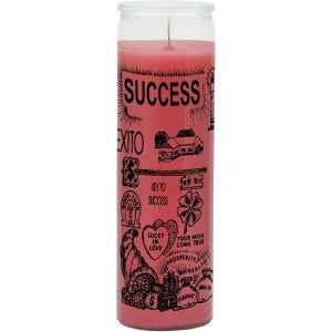 Success Pink Candle